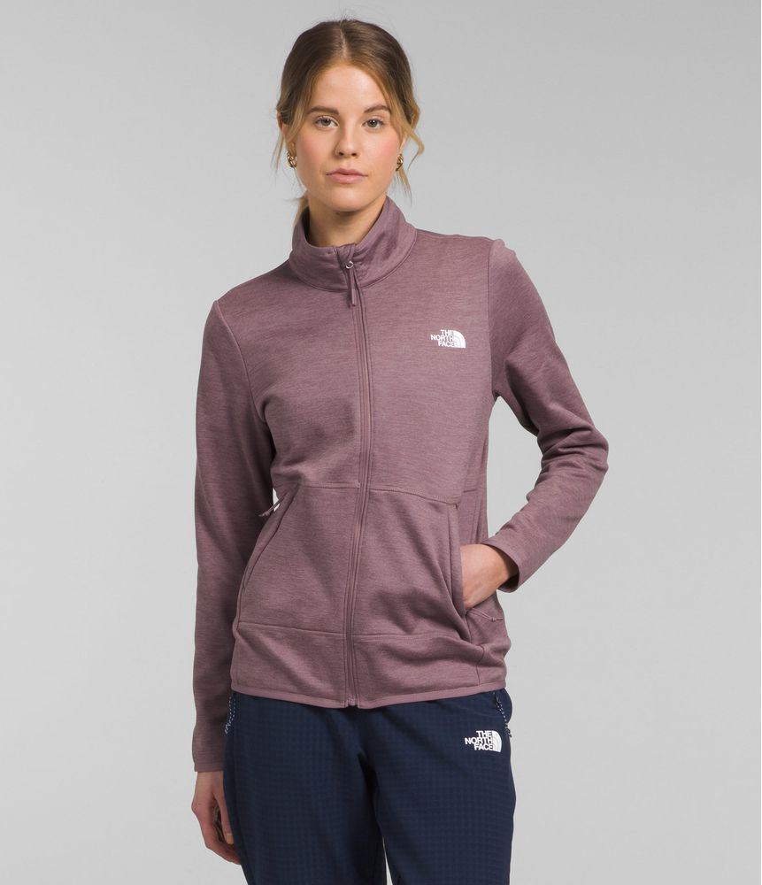 Chaqueta-Canyonlands-Full-Zip-Polar-Morada-Mujer-The-North-Face