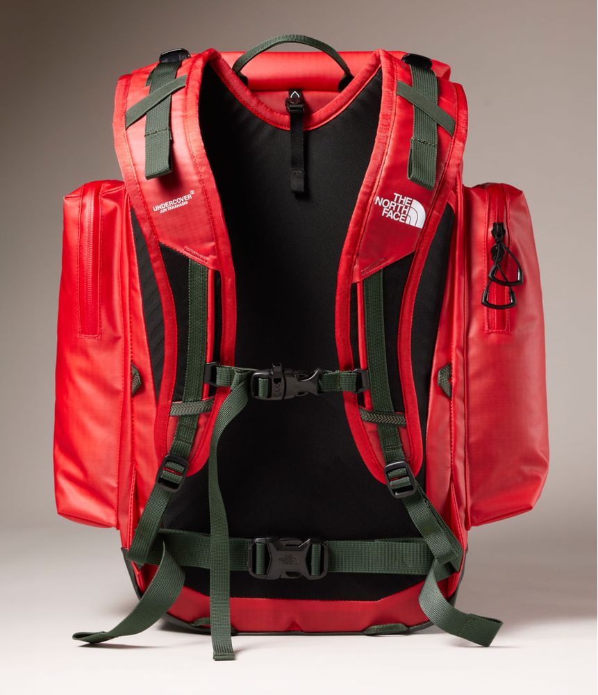 Maleta--Tnf-X-Uc-Bckpck-Dark-Cedar-Grey-Rojo-Unisex-The-North-Face