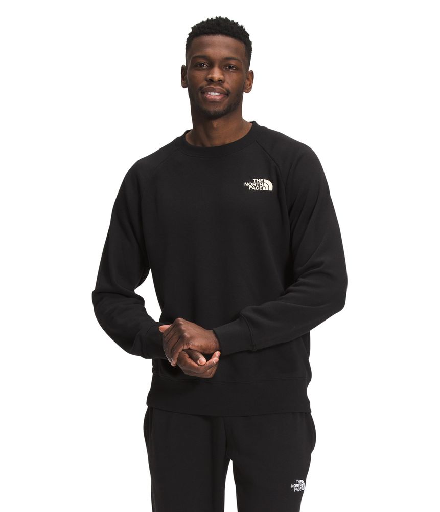 Buzo-Simple-Logo-Crew-Hombre-Negro-The-North-Face