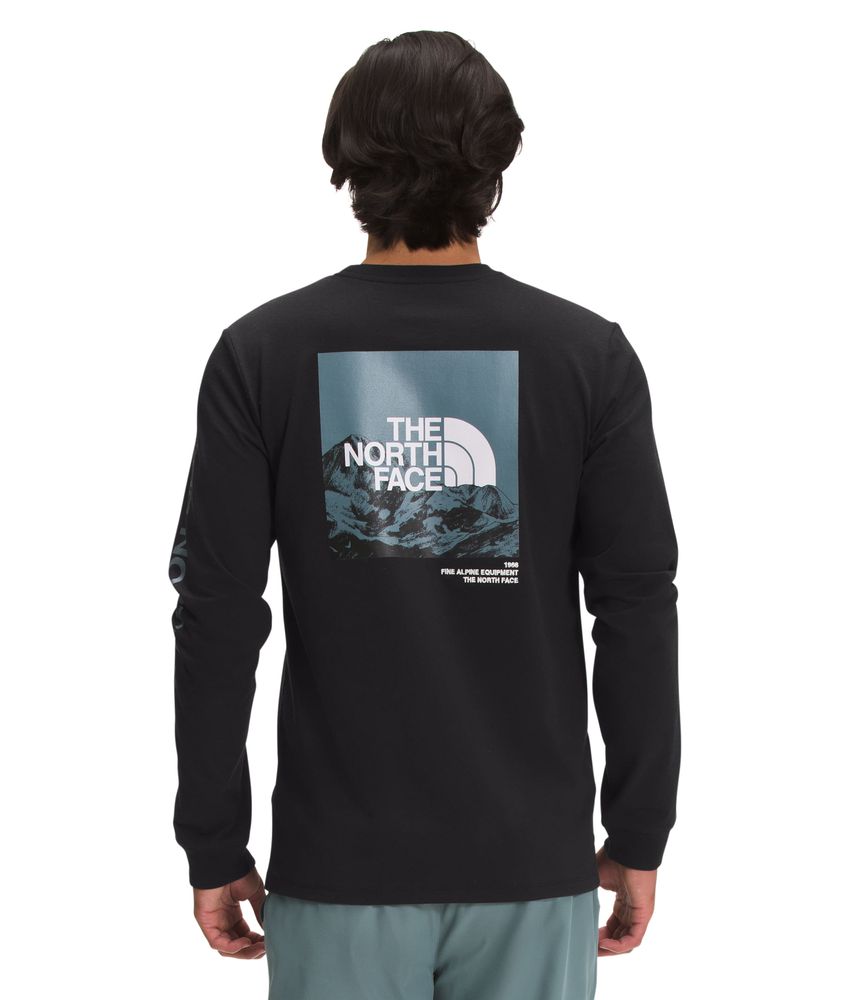 Camiseta-L-S-Logo-Play-Tee-Hombre-Negra-The-North-Face