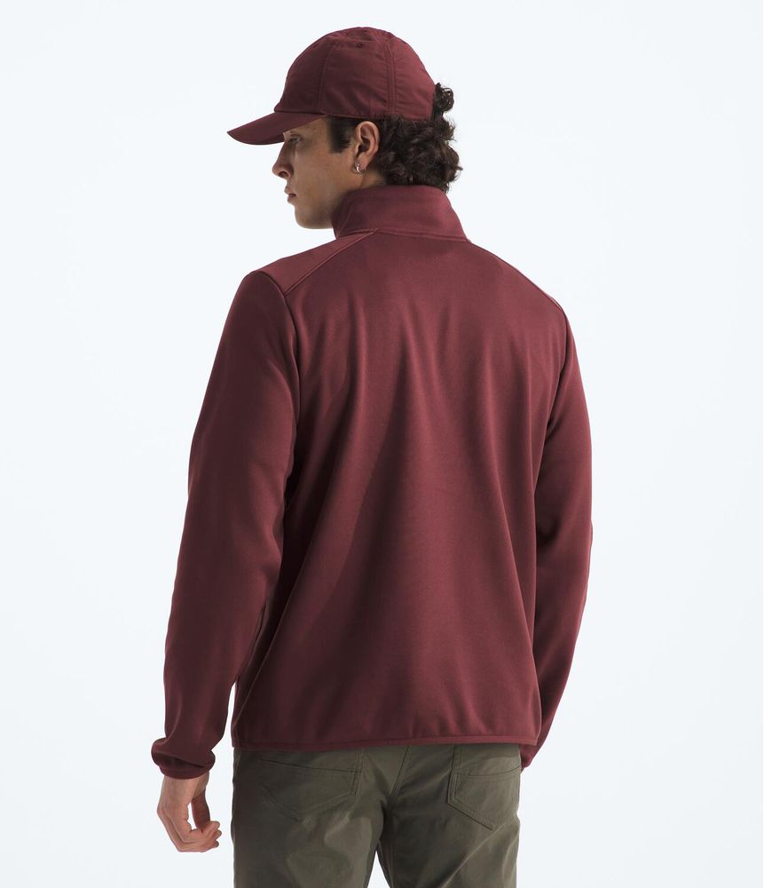 Chaqueta-Tnf-Performance-Fleece-1-4-Zip-Vinotinto-Hombre-The-North-Face