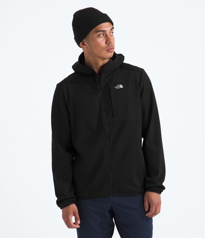 Chaqueta-Tnf-Performance-Fleece-Full-Zip-Hoodie-Negra-Hombre-The-North-Face