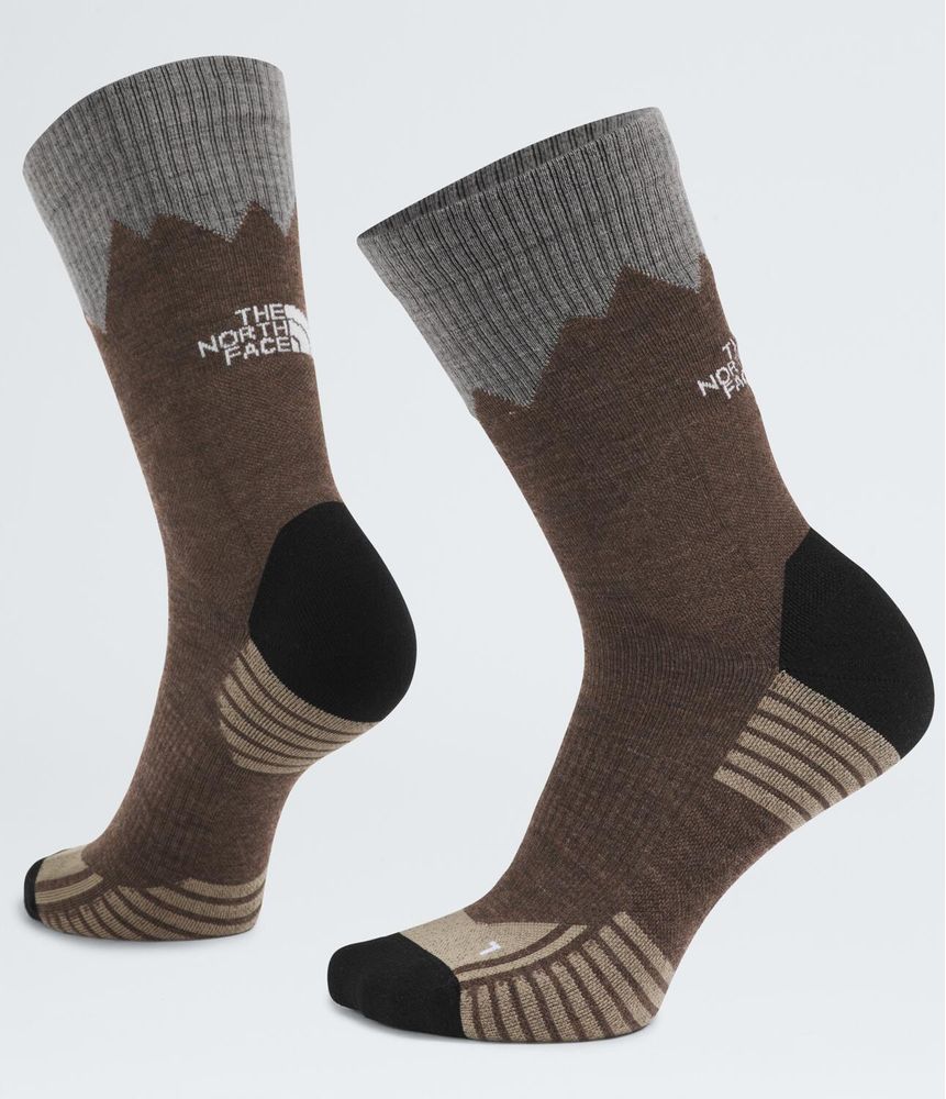 Medias-Mountain-Hiking-Crew-Sock-Cafe-Unisex-The-North-Face