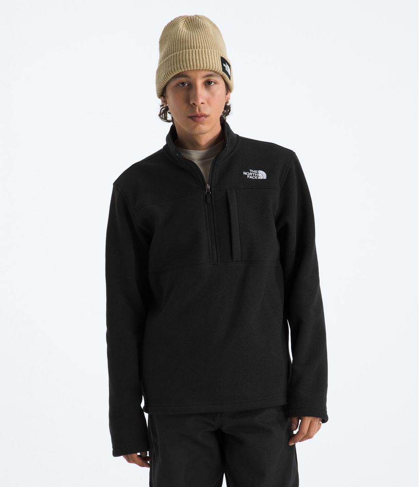 Chaqueta-Gordon-Lyons-1-4-Zip-Negra-Hombre-The-North-Face