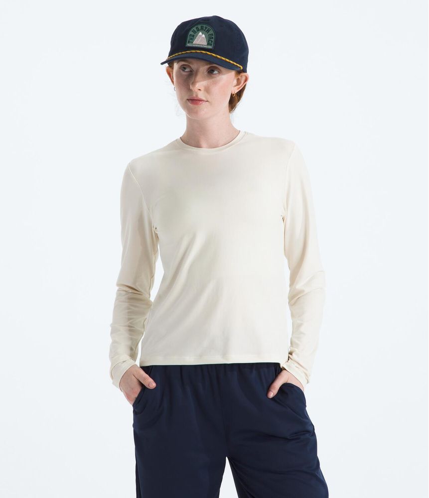 Camiseta-Dune-Sky-Ls-Blanca-Mujer-The-North-Face