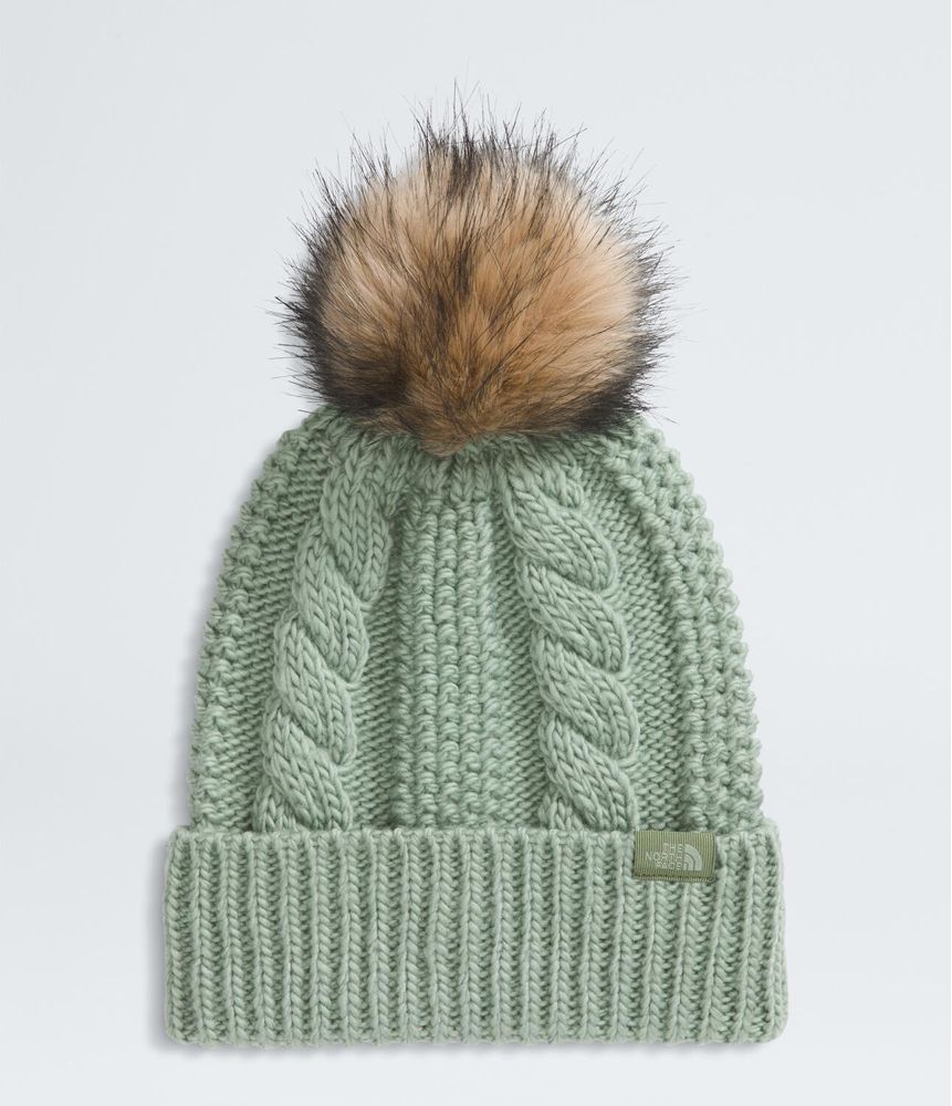 Gorro-Oh-Mega-Fur-Pom-Beanie-Verde-Mujer-The-North-Face-