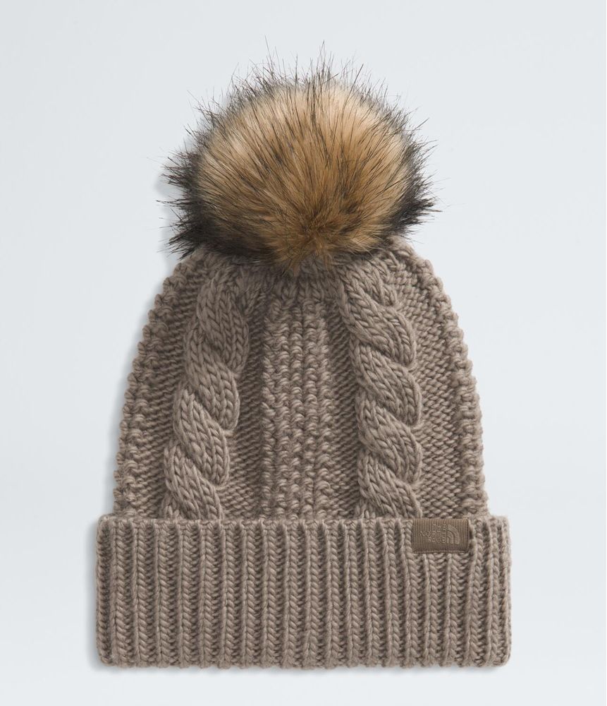 Gorro-Oh-Mega-Fur-Pom-Beanie-Cafe-Mujer-The-North-Face-
