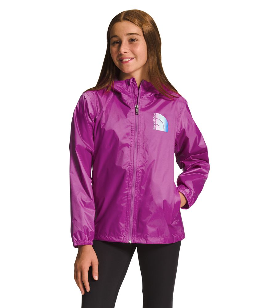 Chaqueta-Zipline-Impermeable-Purpura-Niña-The-North-Face