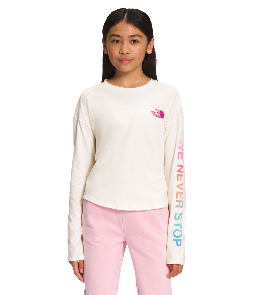 Camiseta-Graphic-Tee-Blanco-Niña-The-North-Face