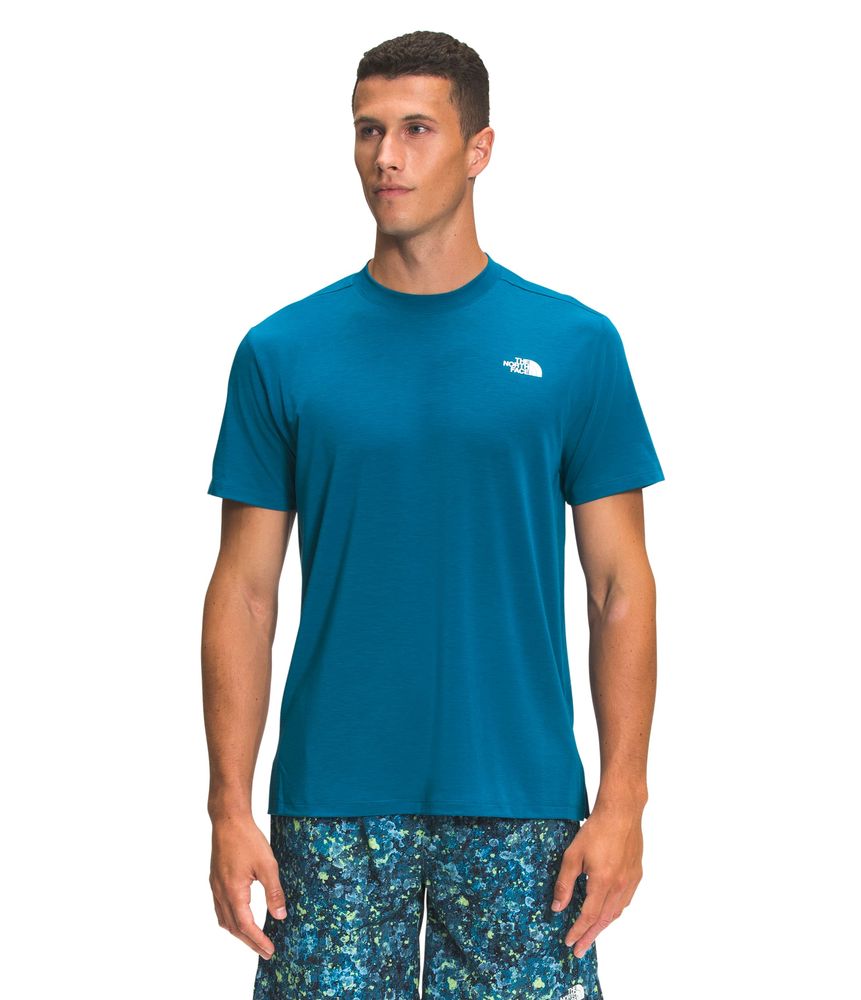 Camiseta-Wander-S-S-Hombre-Azul-The-North-Face